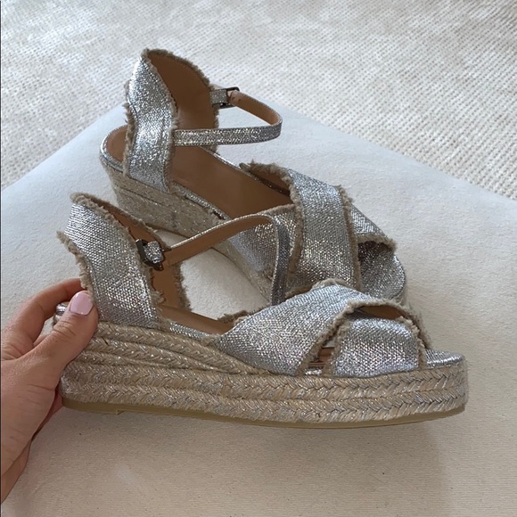 castaner silver wedges